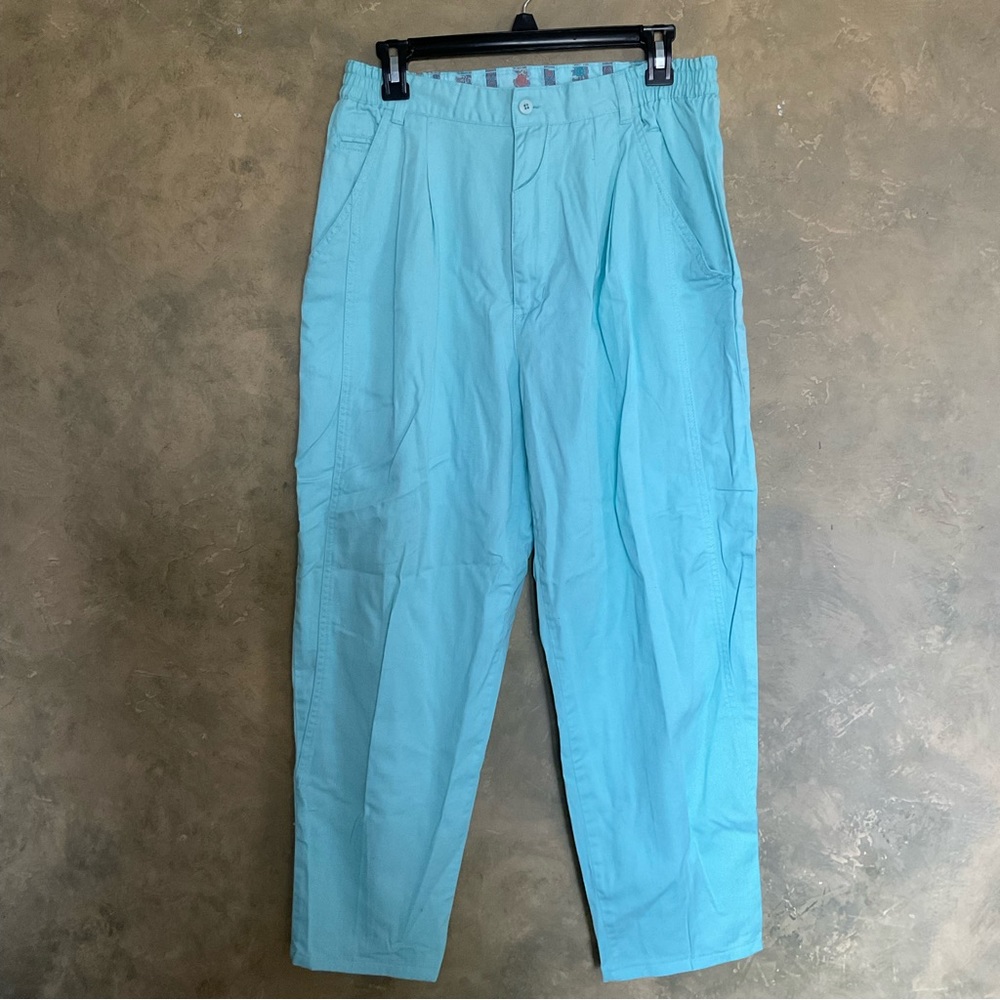 Vintage 80s Deadstock | Mint High Waist Mom Pants | Cotton | L